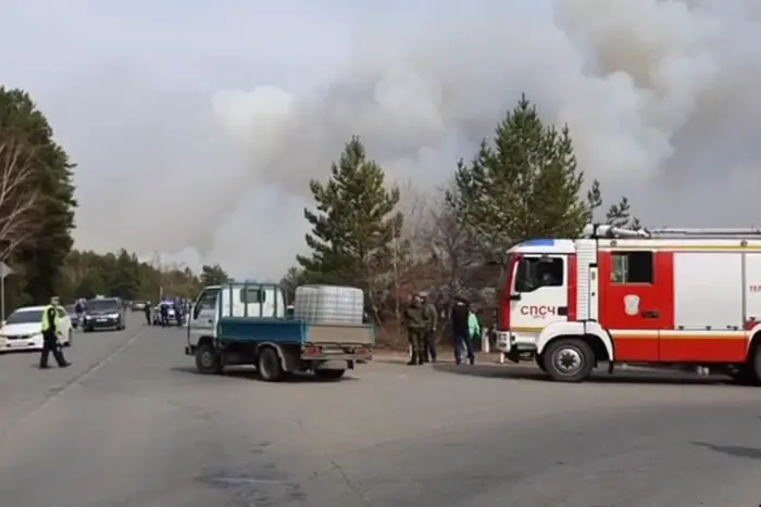 У Читі через пожежу закривали аеропорт (відео)