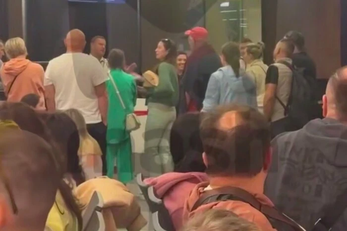 People are waiting to depart at the airport
