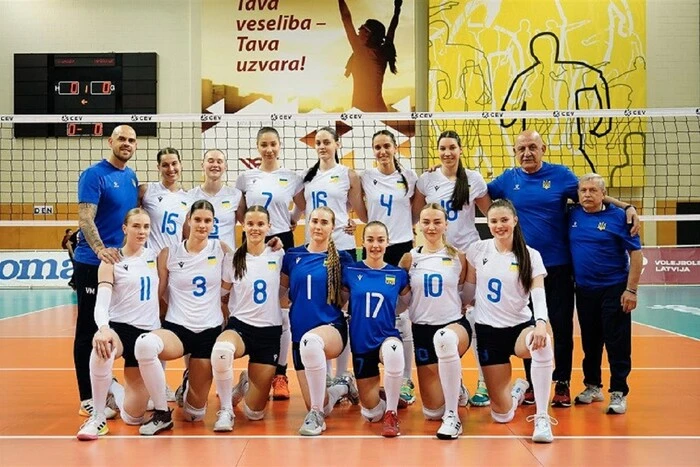 The Ukrainian women's U22 volleyball team has secured a spot in the Youth Euro-2026