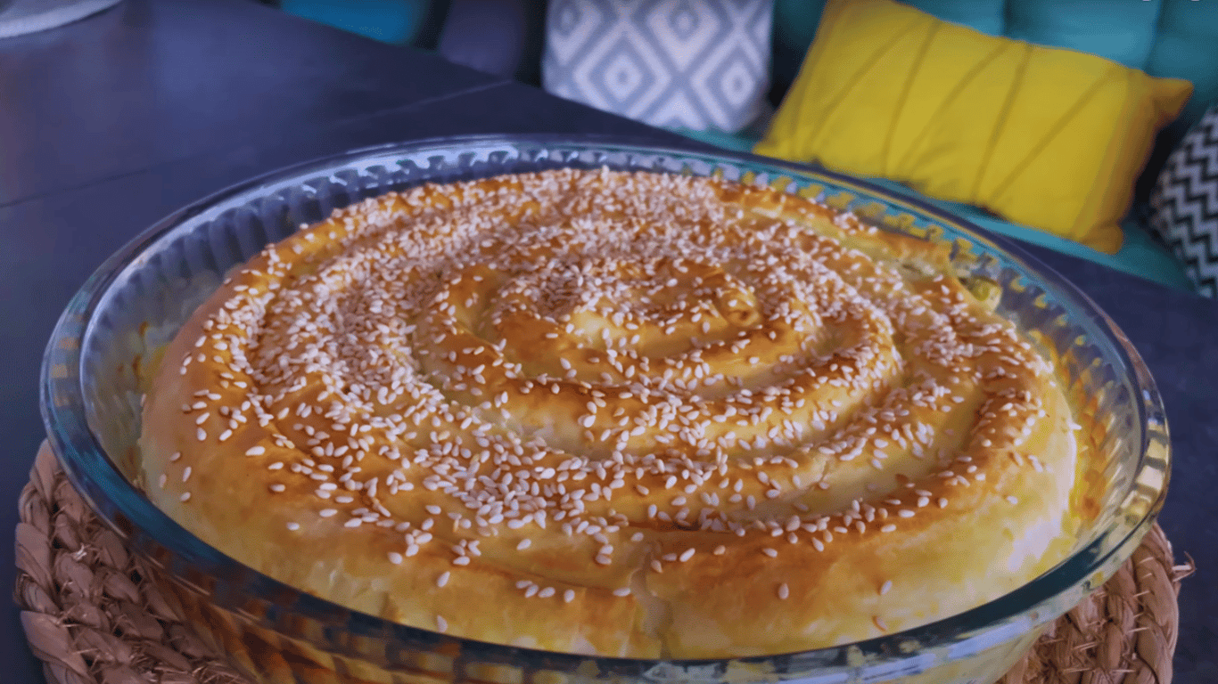 Spinat-Käsekuchen aus Filoteig - minimaler Aufwand