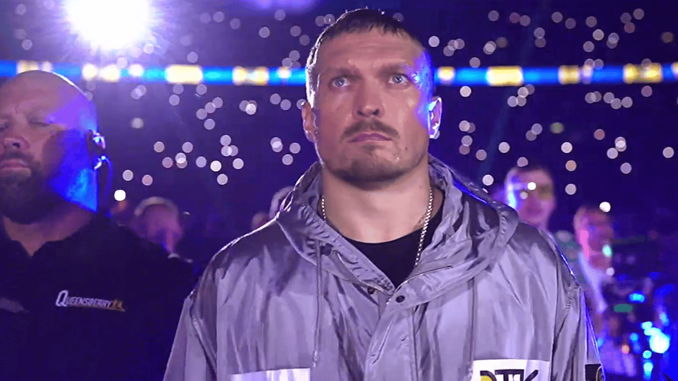 Usyk wszedł na ring przy nietypowej piosence — zdjęcie